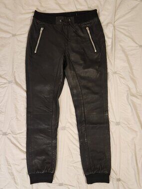Lindbergh Leather Joggers